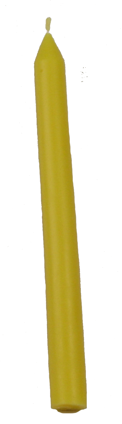 Świece świecznikowe z wosku pszczelego - wys. 19 cm - 2 sztuki