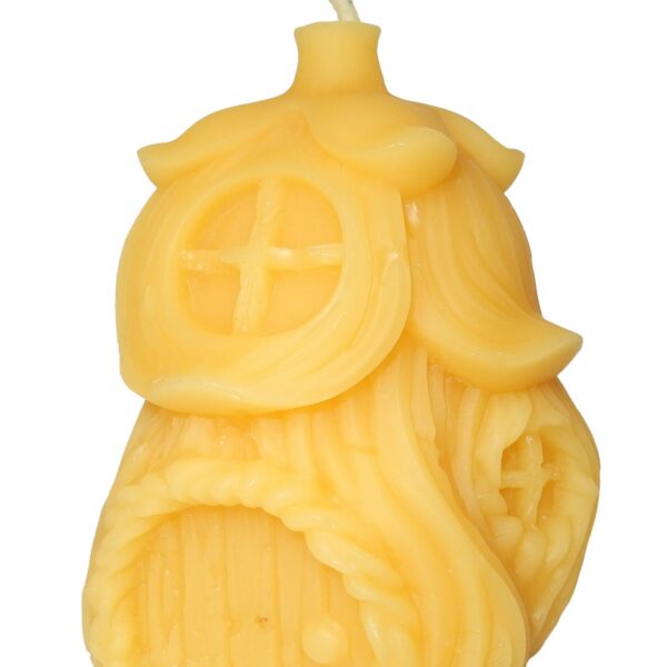 Domek Leśnej Wróżki nr 2 – Ręcznie Robiona Świeca z Wosku Pszczelego | Lawendomania