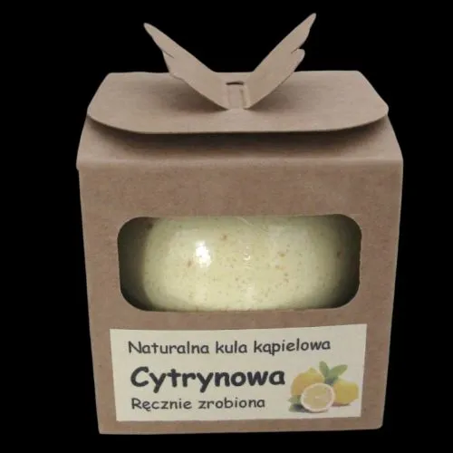 Cytrynowa - naturalna kula kąpielowa