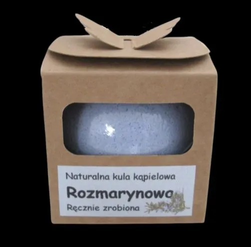 Rozmarynowa - naturalna kula kąpielowa - 6 szt.