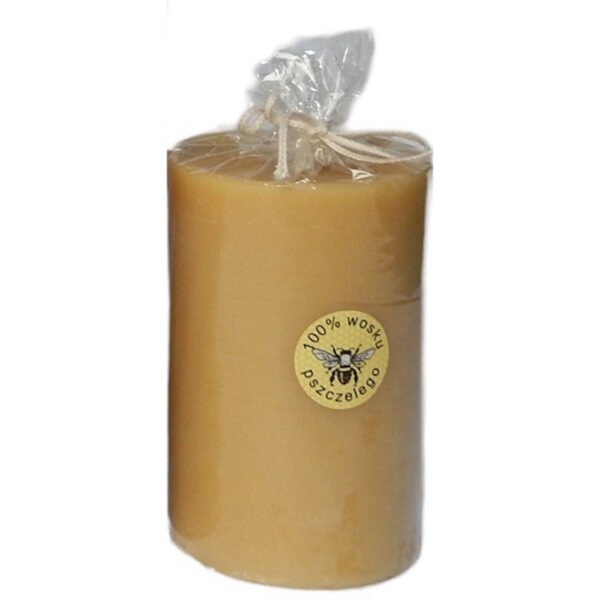 Świece Retro Nr 7 - 10 cm - z wosku pszczelego