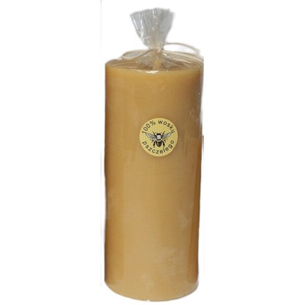 Świece Retro Nr 7 - 15 cm - z wosku pszczelego