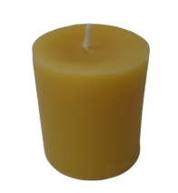 Świeczka wotywna z wosku pszczelego - op. 15 sztuk